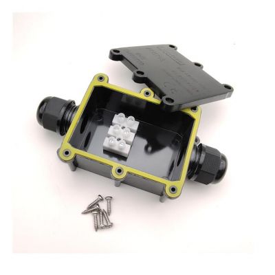 4 way outdoor engineering plastic cable junction box IP68 waterproof flame retardant terminal protection box 