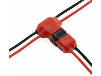 Wire Electrical Terminal Red Insulated Quick Splice Terminals Crimp For Car Cable Snap 