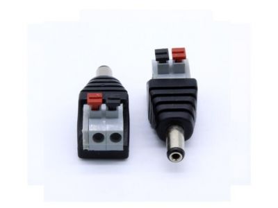  NEW Press stype 5.5*2.1mm Plug 12V Power DC Connector 