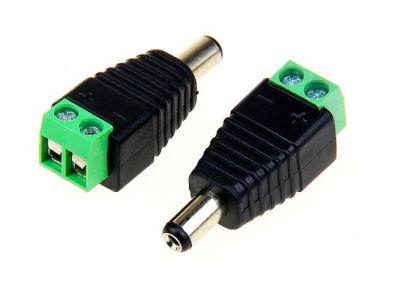 Male Connector 2 pin DC Power Female Jack Adapter Connector 5521