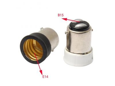 Quickly switch small bayonet B15 to small screw E14 socket lamp holder base bulb lamp holder lamp socket adapter