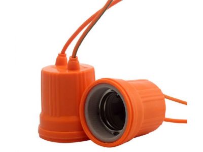 E27 Ceramic Waterproof Holder Base Screw Light Bulb Lamp Socket Flame Retardant Durable