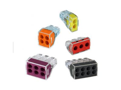 Push-in Wire Connector 2 Port/ 4 Port/ 6 Port Set for Junction Boxes Wire Wall-Nut Assortment Kit fast connector 