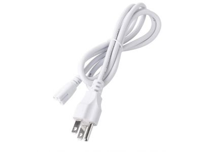 LIGHTING T5 T8 LED Lamp Power Cords, 4FT With 3-Prongs US Plug, Integrated LED Light Fixture Extension Cable Wire 