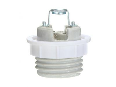 Decorative ceramic lamp holder e27 bulb socket