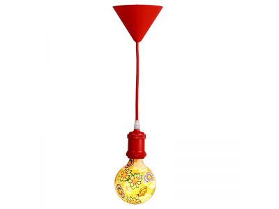 New Multicolor Silicone Colourful pendant Chandelier lamp holder for edison bulbs lighting 