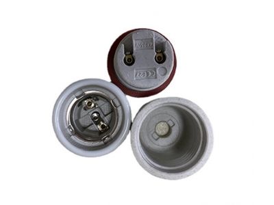 Hot sale screw e27 crawler socket ceramic lamp base, e27 socket lamp accessories bulb holder lamp e27