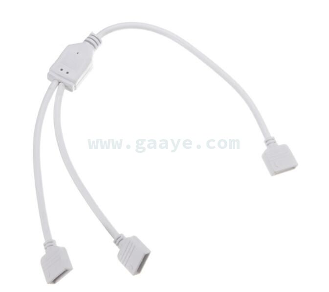 5 Pin Wire Connector 1 to 2 Female to Female Splitter Connector Extension Cable for 5050 LED Strip Light