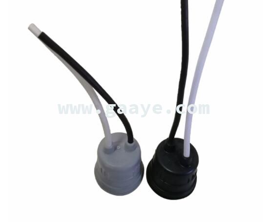 E27 rubber material waterproof lamp holder