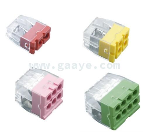  2P 4P 6P 8P Wago push in wire connectors for indoor lights