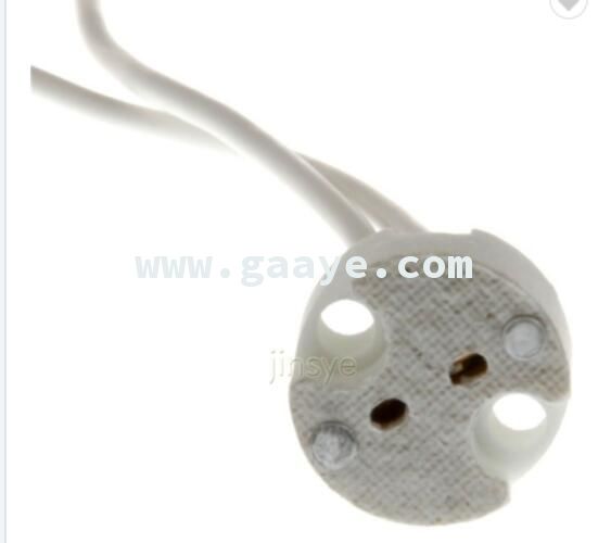 ceramic porcelain halogen g5.3/gu5.3 lamp holder lampholder