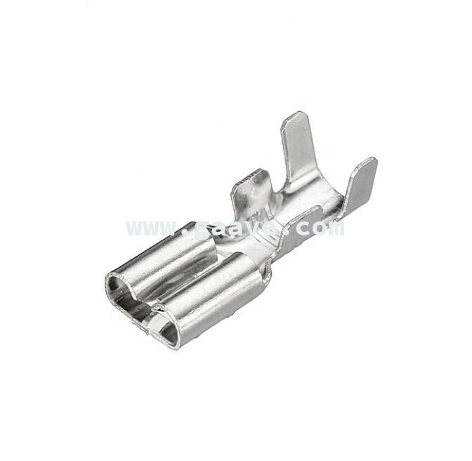 wire connector ferrule oem custom precision metal stamping silver plated terminal parts