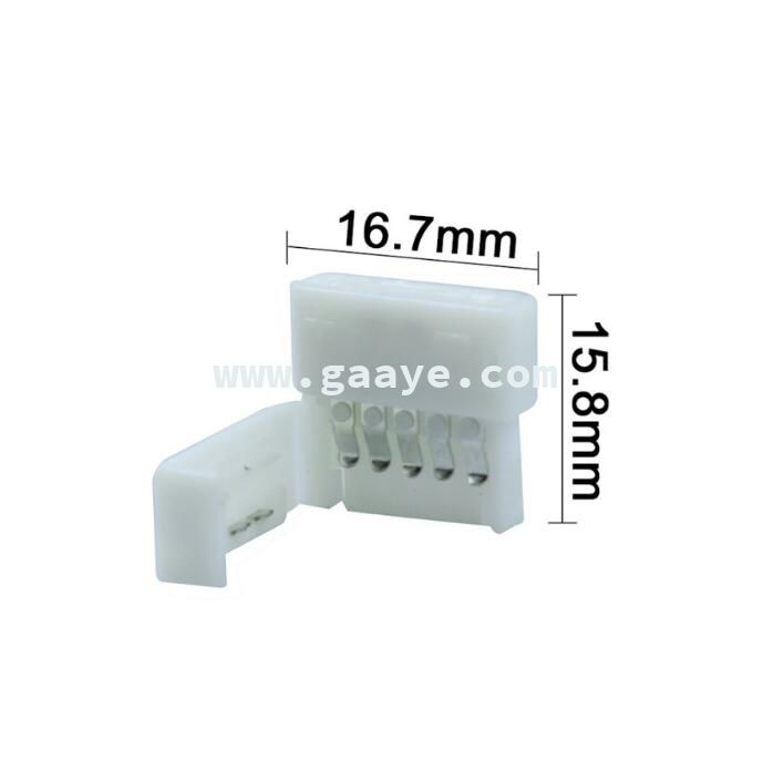led rgbw strips connector 5 pin for 12mm width rgbw led strip 