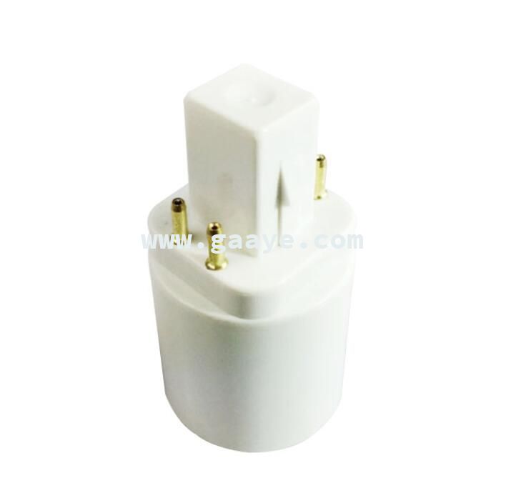 G24q to E27 Adapter Bulb Socket G24q Lamp Holder 4-pin 