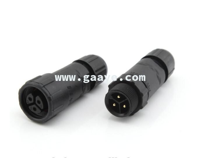 OEM ODM RoHS compliant 2 pin 3 pin IP65 waterproof connector 