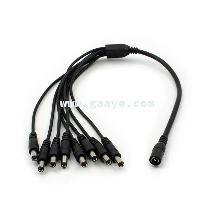 IP67 power cable splitter 2pin 3pin t type waterproof connector 