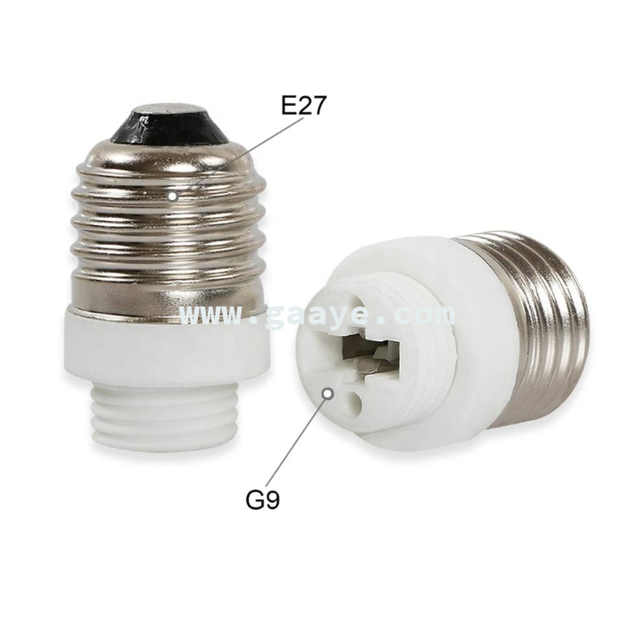 E27 to G9 Lamp Holder Converter Base Bulb Socket Adapter LED Light Adapter Converter 