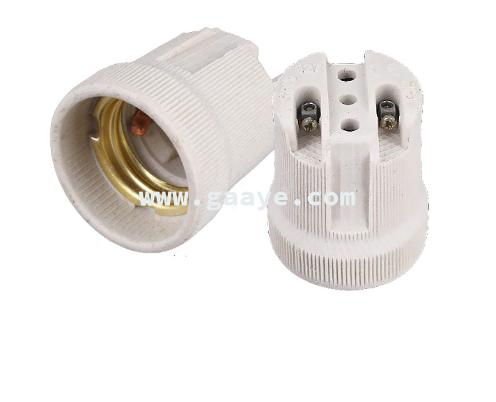 Fluorescent Lamp Holder E27 E26 519 Porcelain Lamp Socket 