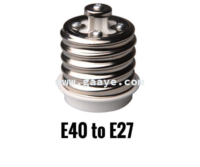 E40 to E27 Adapter Converter Socket Lamp Holder for LED Bulb Spot Light 