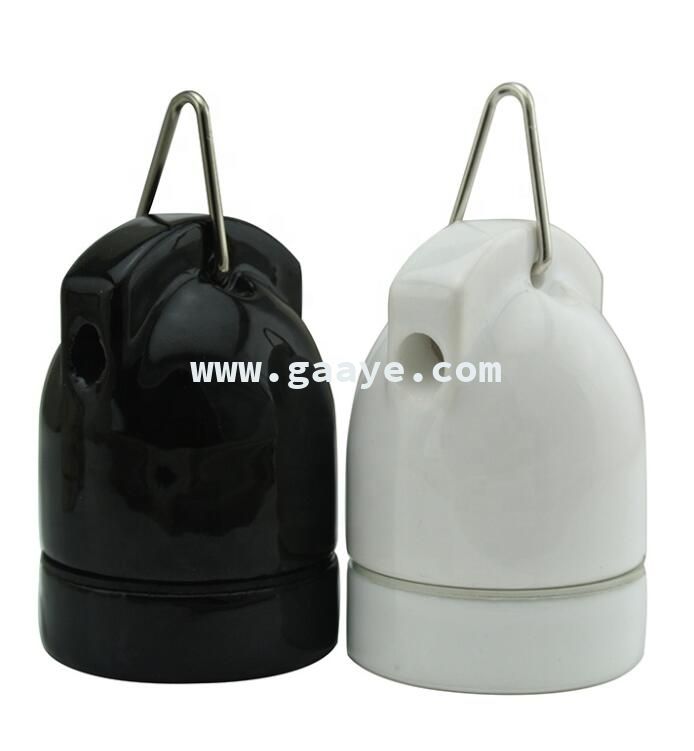 E27 porcelain lampholder ceramic lamp socket for pendant lamp 