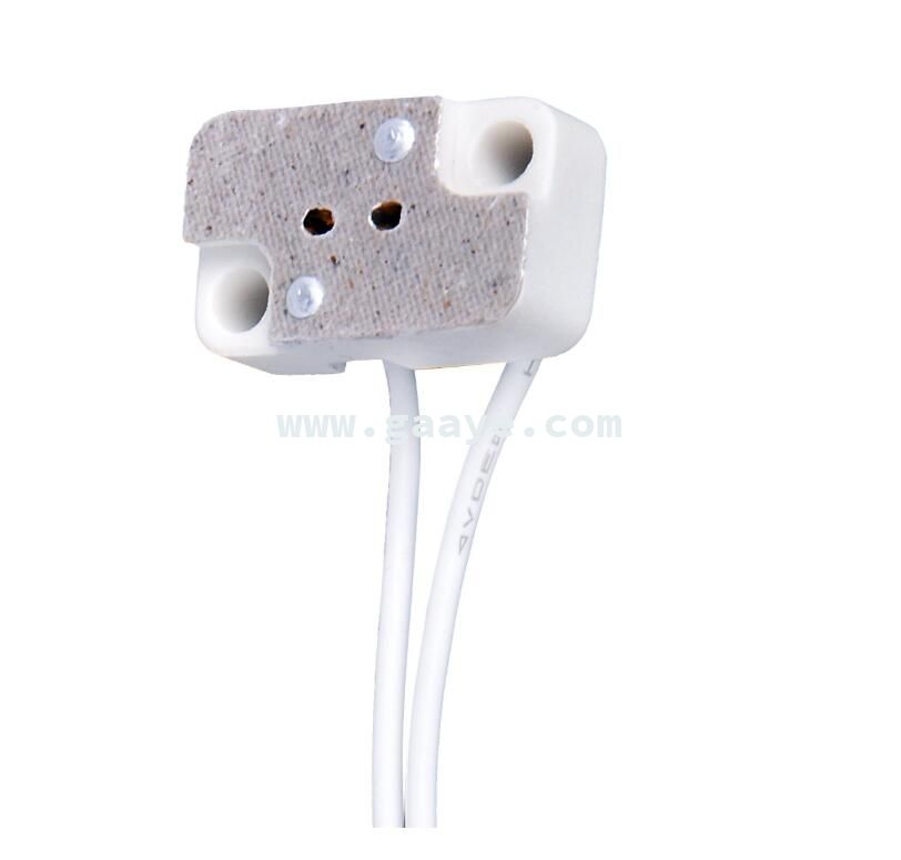 G4 GX5.3 Rectangular Lamp Holder Porcelain Socket for MR16 MR11 LED Halogen Bulbs 