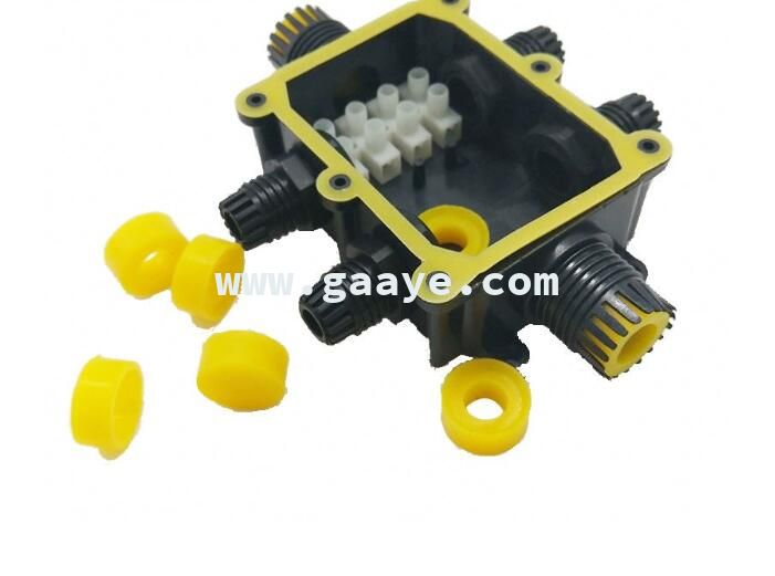 3-6 holders 4-15mm cable ip68 waterproof junction box outdoor electrical cable connector box 