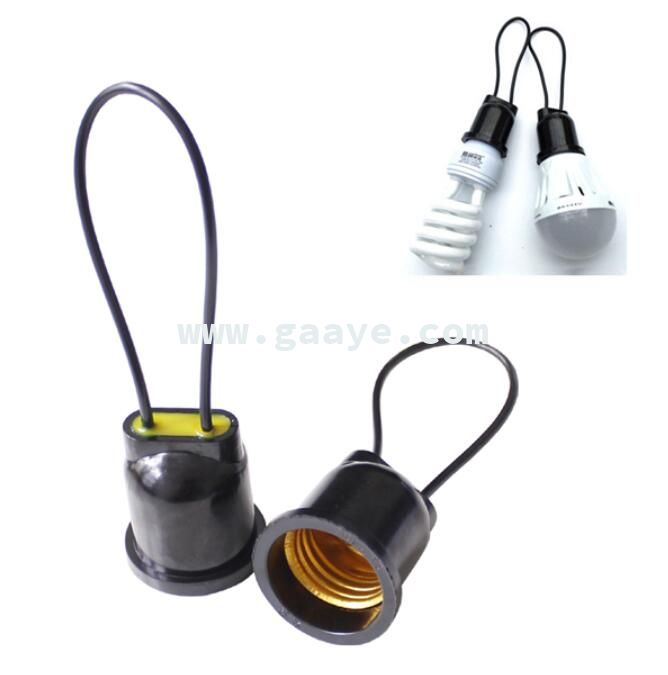 Waterproof E27 Light Bulb Socket Copper Wire Light Bulb Socket Lamp Holder Base For Indoor Outdoor Lighting