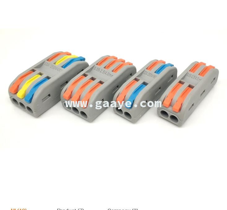 junction box crimping wire joint lighting piggy back 222 wire connector 