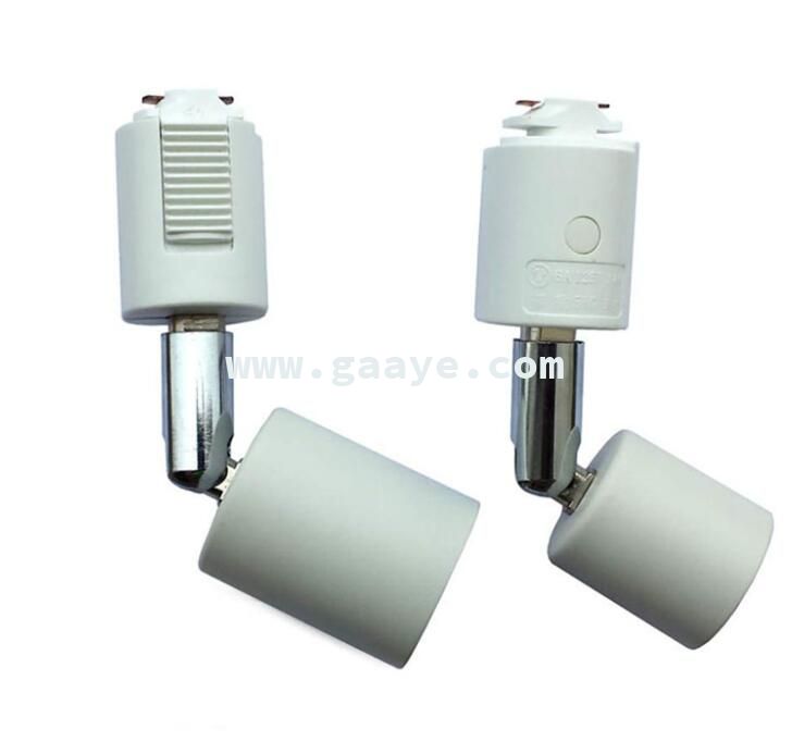 125V E27 Lamp Holder Converter E27 Track Light Head E27 LED Track Light Socket 