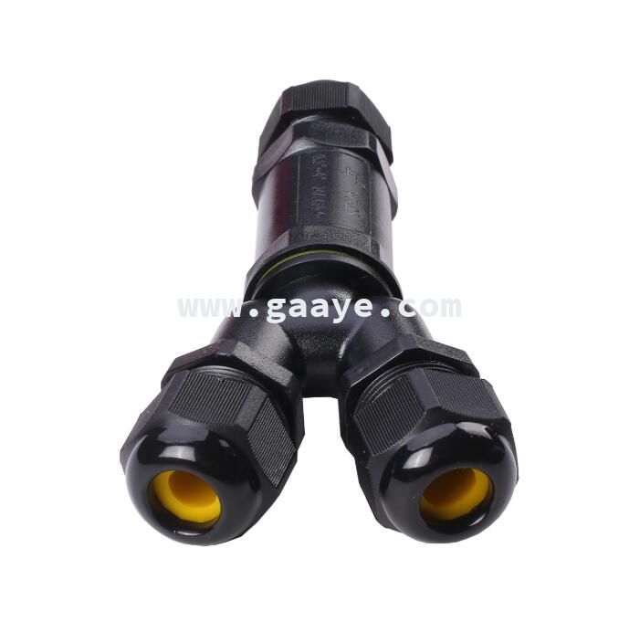 Y Shape Waterproof Junction Box IP68 Underwater Light Terminal Block 3pin Electrical Wire Cable Connector 