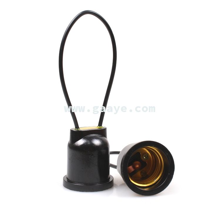 Outdoor Waterproof Bakelite E27 Holder Socket LED bulb screw Lampholder