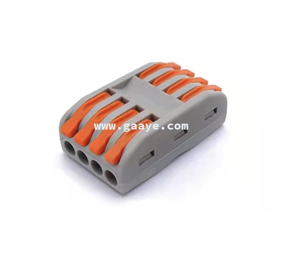 2 Port Lever-Nut Lever Conductor Compact Wire Connectors PCT 212 Terminal Block Wire Push Cable Connector 32A 2pin pct-212