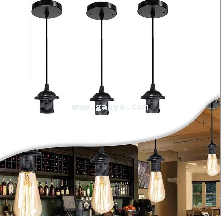 DIY Silicone LED lamp Bases Socket E27 Modern Pendant Lights Bulb Holder DIY Design For Decoration Lighting