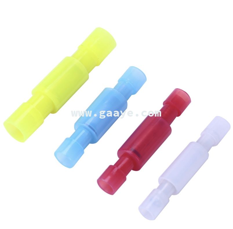 Male and Female Bullet Tube Butt Terminal Crimp nylon Fully Insulation Copper Quick Connector 