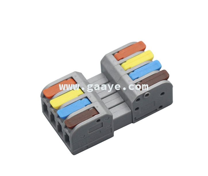 3pin screwless fast terminal wire connector push in wire connector 