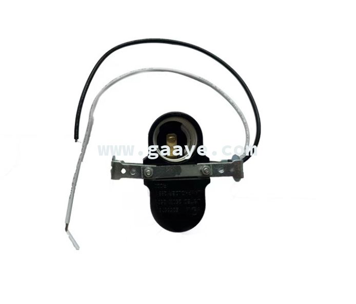 E27 US standard twin-tube bidirectional lamp head