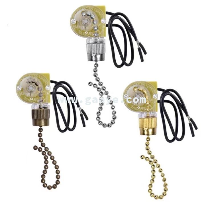 Fan light pull Chain cord switch pendant lamp accessory