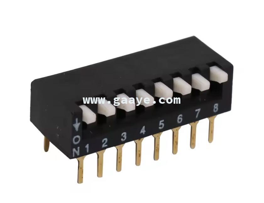 Pitch Black Type DIP Switch