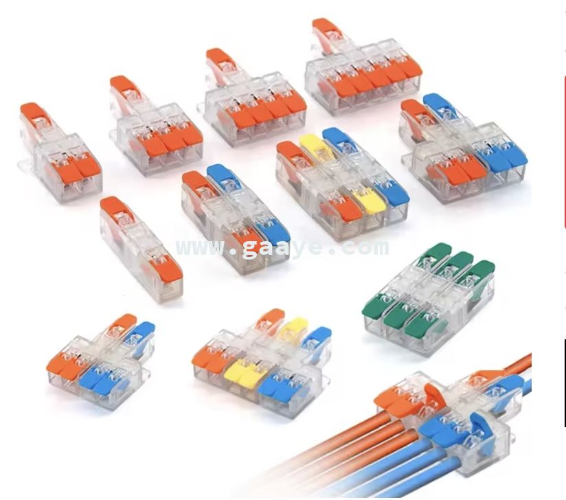 Spring Terminals Universal Compact Electrical Connectors 