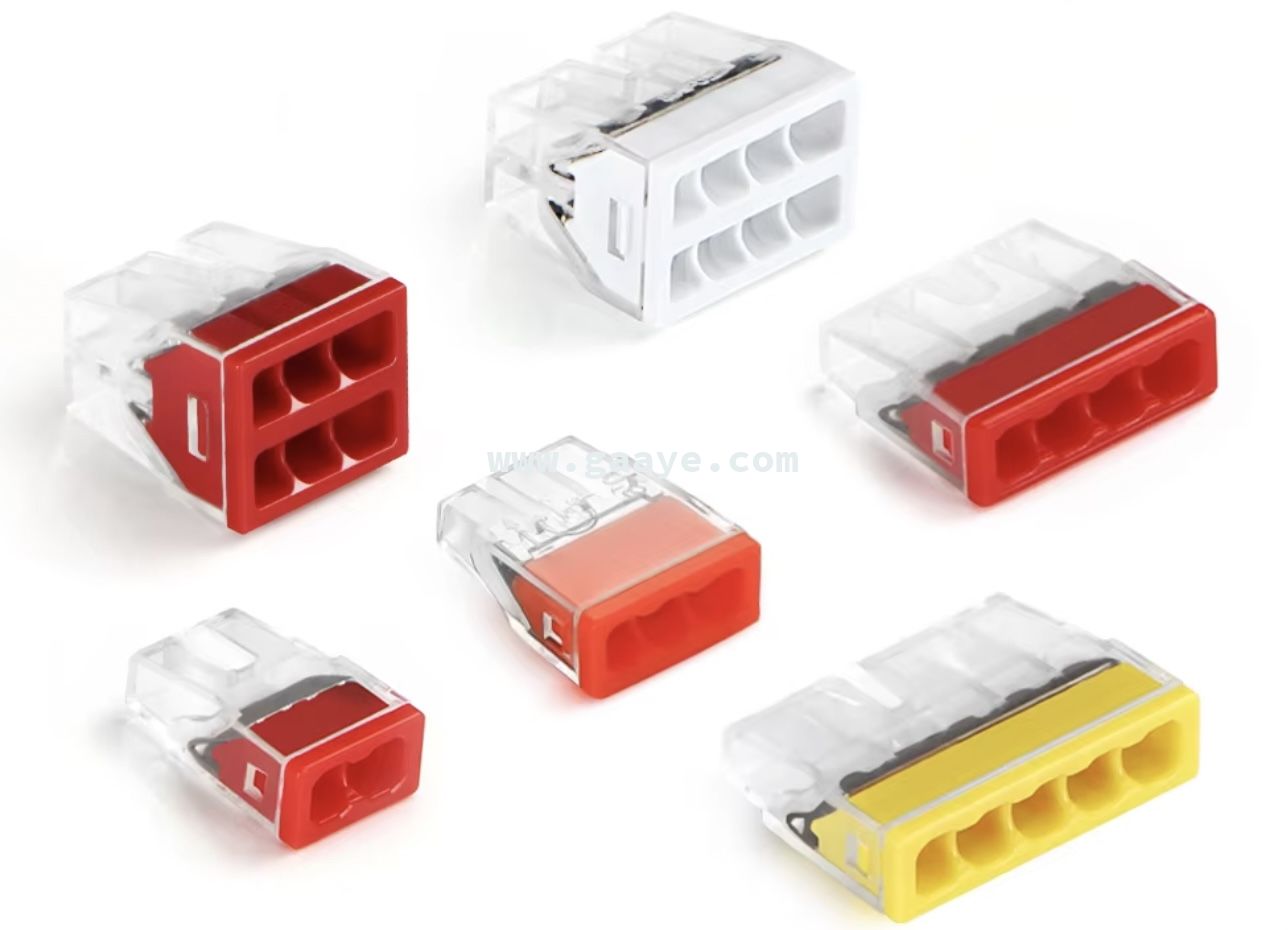 Mini Quick Push-In Terminal Block Wire Connectors