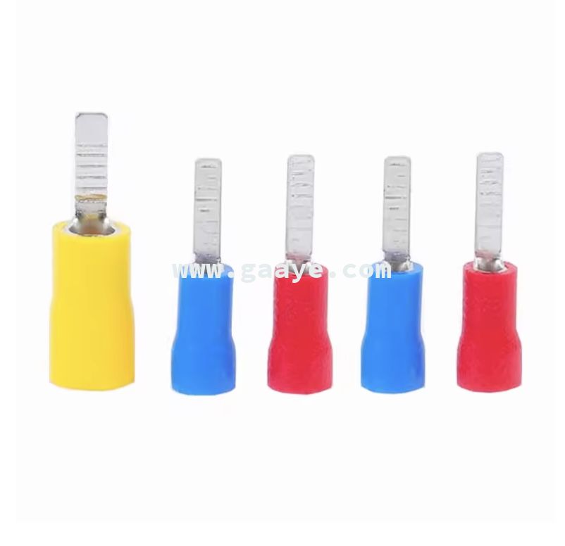 Blade Terminal Electrical Wire End Flat Needle Crimp Connector