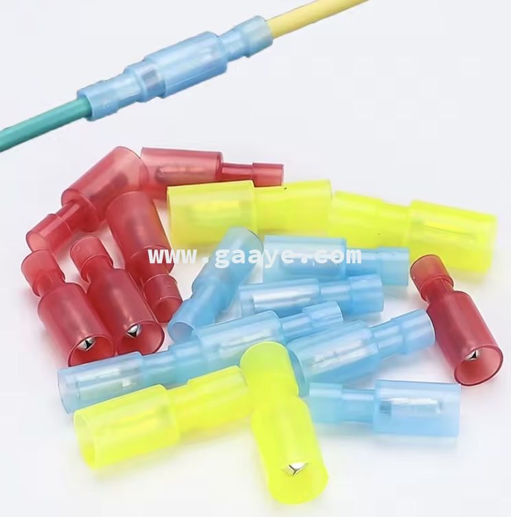 Nylon Insulated Cable Crimp Terminal Pluggable Butt Terminal
