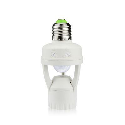 E27 LED Bulb Light Sensor Switch socket Lamp Holder