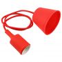 E27 Colorful Silicone Ceiling Vintage Pendant Lamp Holder 