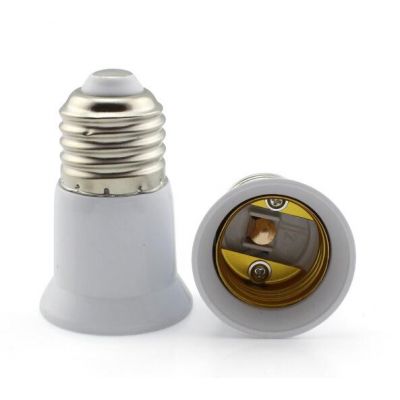 E27 to E27 65mm extension base socket lamp adapter