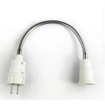 Germany plug to E27 lamp holder