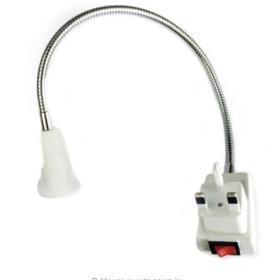 E27 Extension LED Light Bulb Lamp Base Screw EU/UK Plug Socket Adapter Holder Converter flexible extension e27 holder