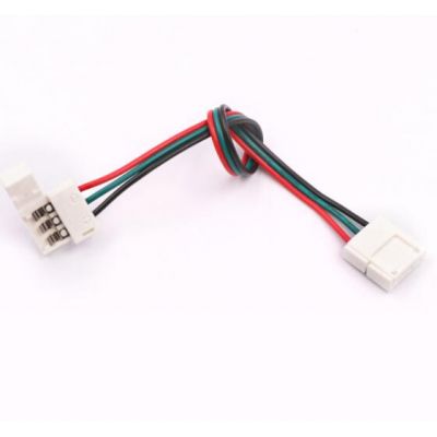 3 pin connector PCB Solderless Corner Connectors 1 2 Clip for 10mm width PCB led pixel strip