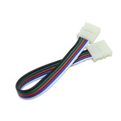 10mm 5pin RGBW LED Strip Connector Cable solderless 5pin clip connector