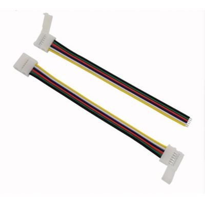 6 pins 12mm LED Strip Light Quick Connectors with cable
